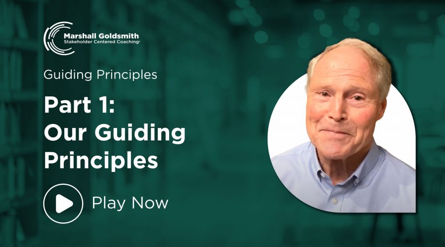 stakeholder centered coaching guiding principles